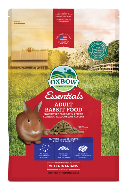 OXBOW ADULT RABBIT FOOD 5LB n 10LB