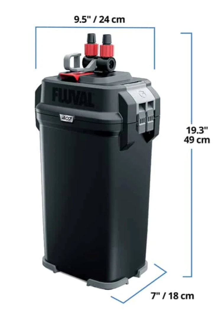 FLUVAL 407 EXTERNAL CANISTER FILTER PUMP A449