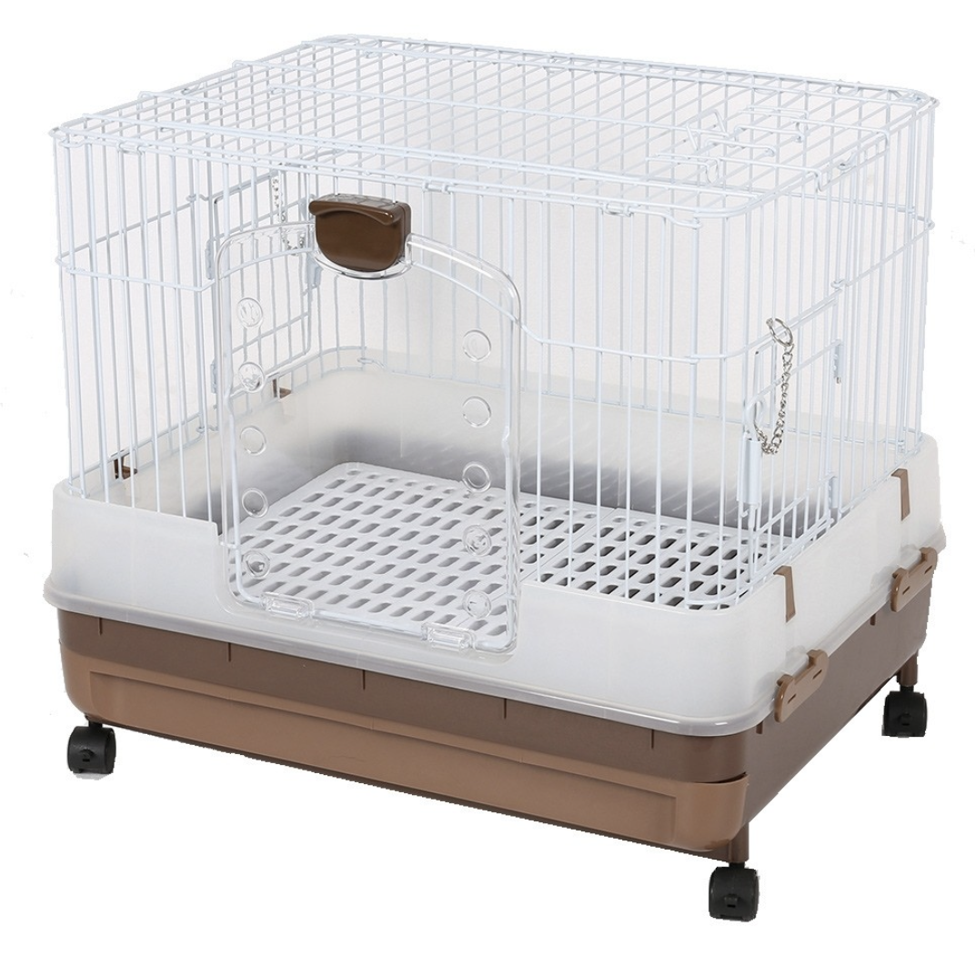Marukan Easy Clean Brown Cage for Rabbit H50B (MR994)