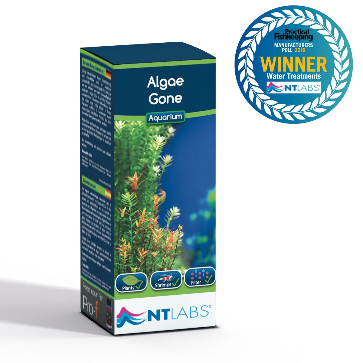 NT LABS Aquarium Algae Gone 100ML (shrimp safe!)