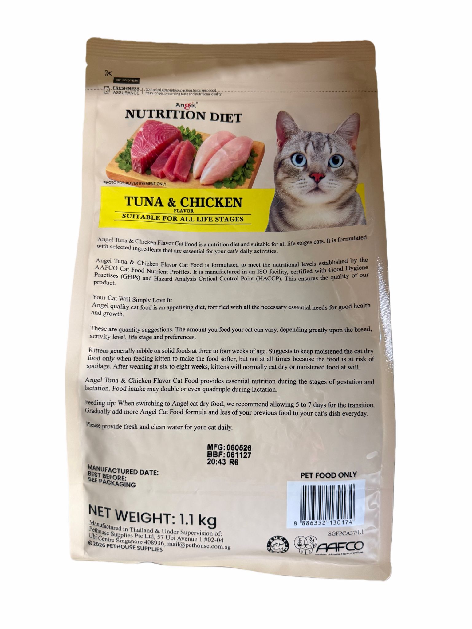 Angel Nutrition Diet Tuna and Chicken 1.1kg