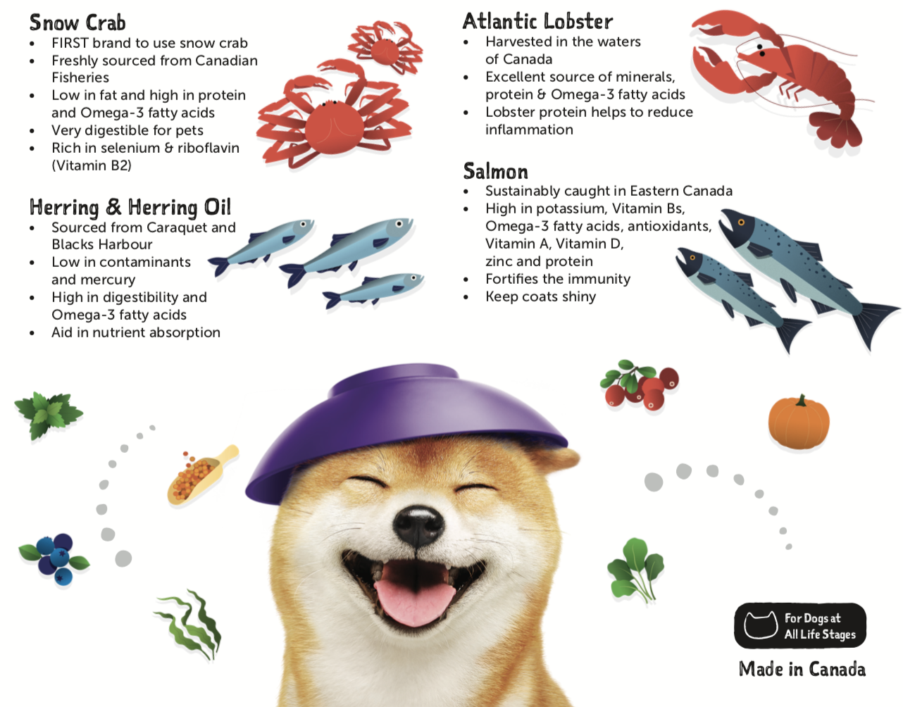 LOVEABOWL SALMON WITH SNOW CRAB DOG FOOD