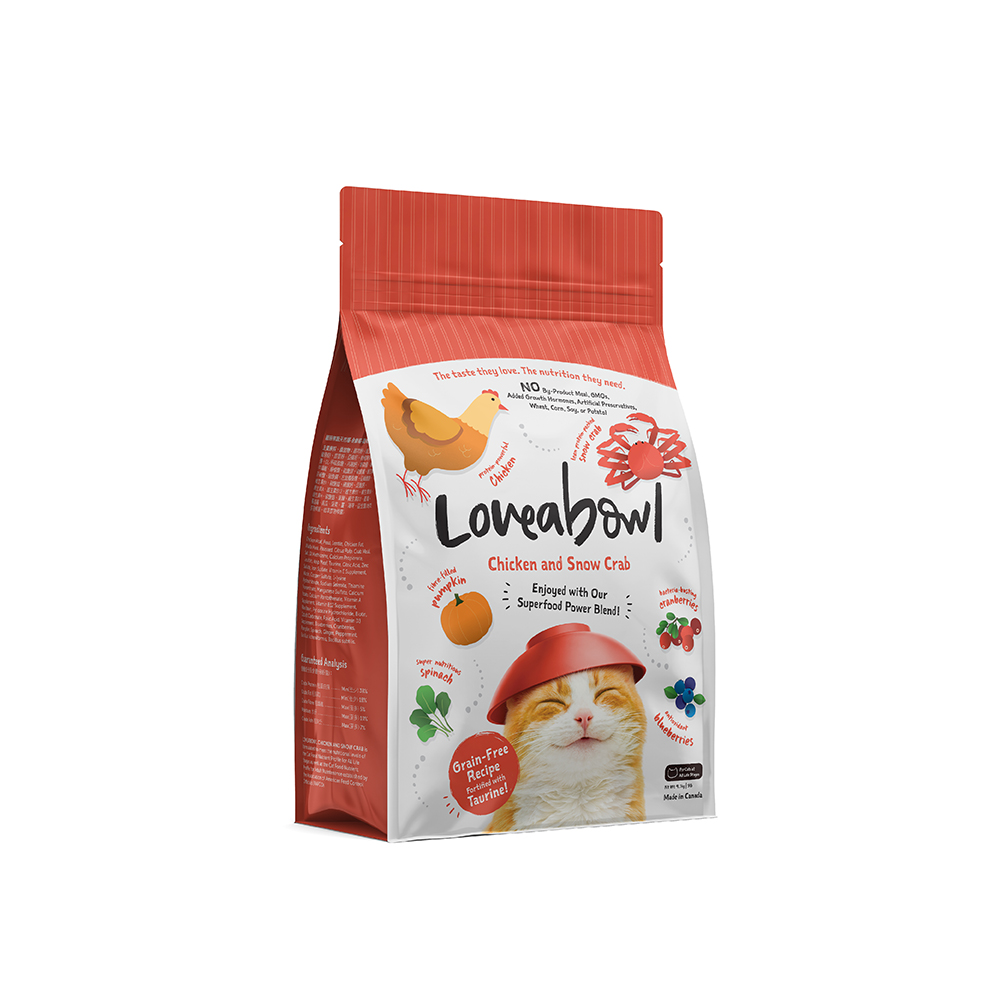 LOVEABOWL CHICKEN SNOW CRAB CAT FOOD