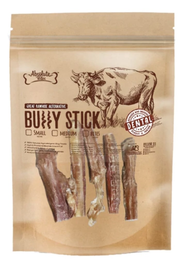 Absolute Bites Bully Stick Bites Dog Chew Treats 50g