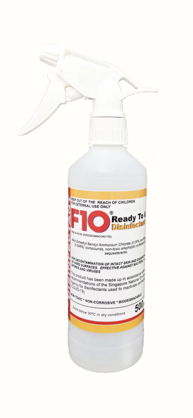 F10 RTU Disinfectant 1:100 Concentration | 500ml