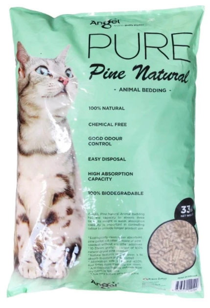  ANGEL Pine Natural Animal Bedding Cat Litter 15kg