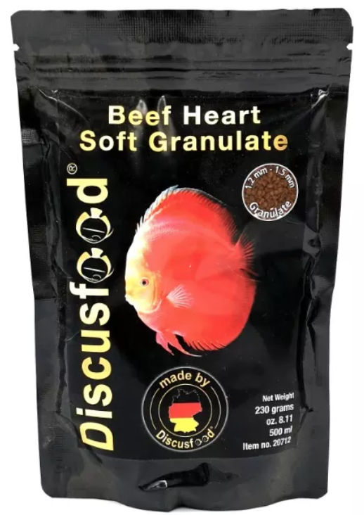 DISCUS FOOD Beef Heart Soft Granulate 230g 20712